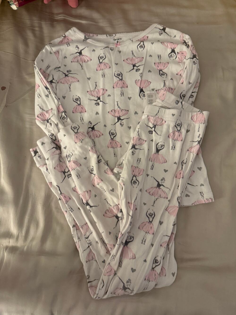 Carter’s ballet pajamas size 8